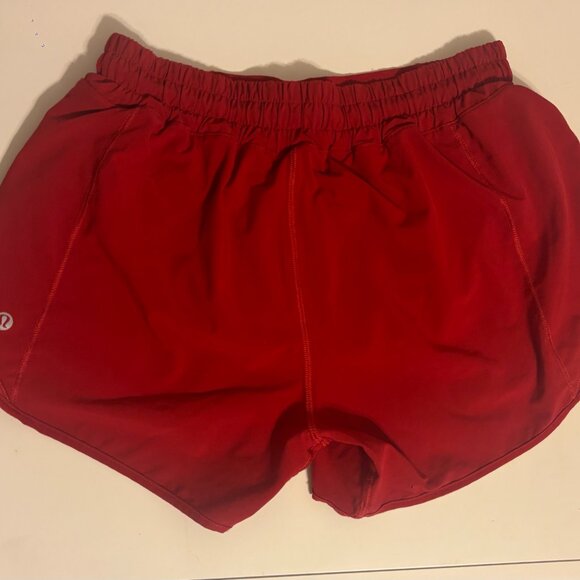 Hotty Hot Low-Rise Lined Short 4"- Dark Red - Picture 2 of 3